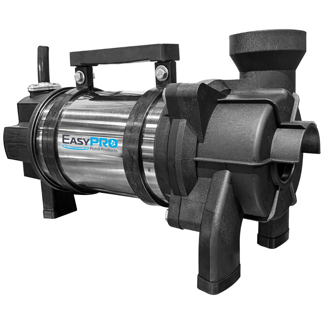 HTH Series horizontal submersible stainless steel pump, EasyPro stainless steel horizontal submersible pump for tight skimmers and vaults