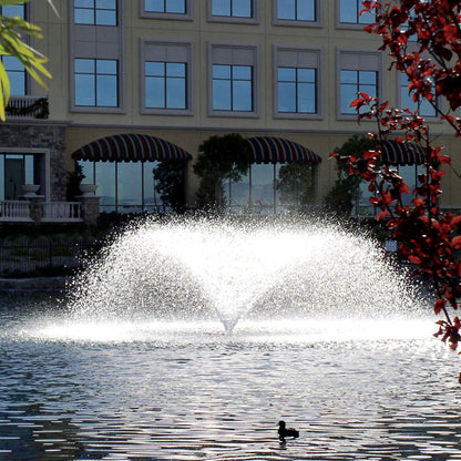 Otterbine Sunburst aerating pond fountain, fan-shaped spray – view 2