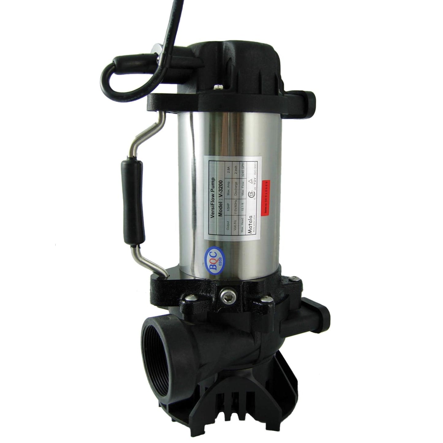 Matala Horizontal Submersible Pond Pump - Living Water Aeration