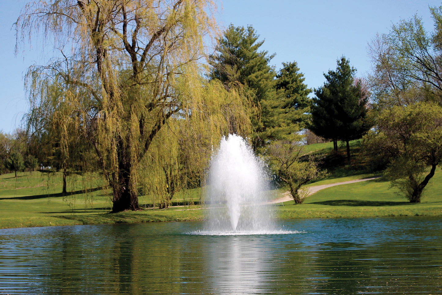 Kasco 8400JF 2 HP Single Phase Decorative Pond Fountain - 230v - Living Water Aeration