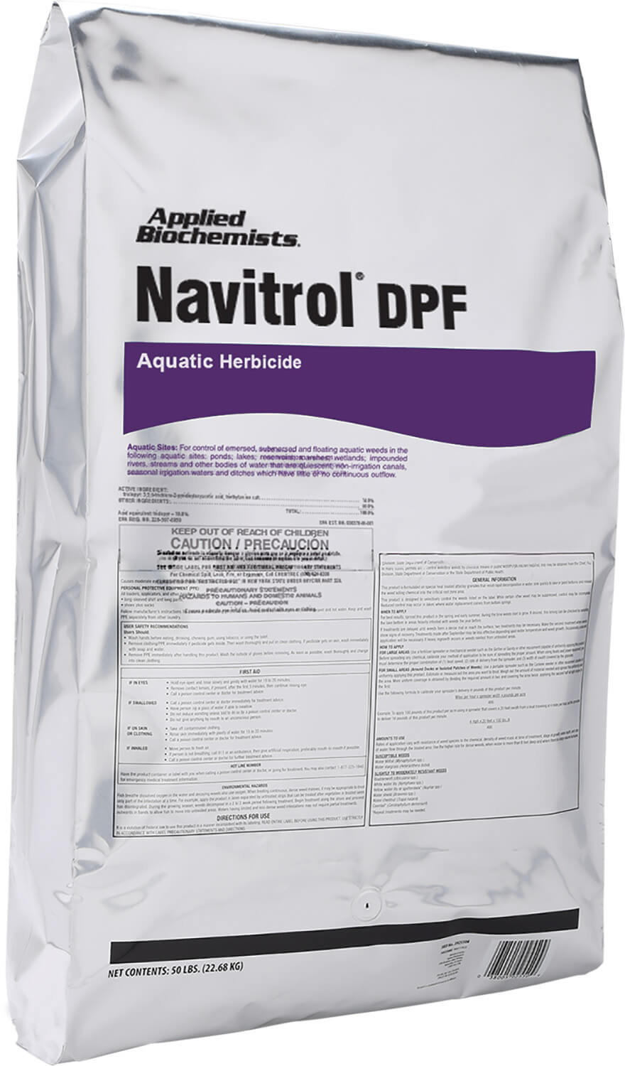 Navitrol DPF Granular Aquatic Herbicide – 50 lbs bag - Living Water Aeration