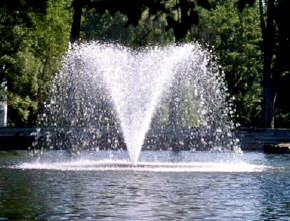 Otterbine Gemni Floating Pond Fountains - Living Water Aeration