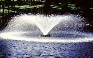 Otterbine Sun Burst Floating Pond Fountain - Living Water Aeration