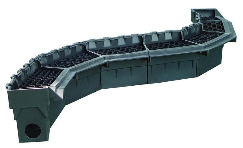 Pro-Series 18" Straight Waterfall Spillway Assembled - Living Water Aeration