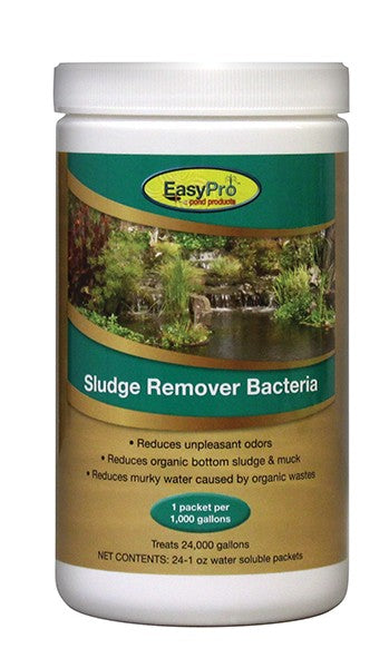 Easypro Sludge Remover Bacteria - 24ct. 1oz Water Soluble Packs - Living Water Aeration